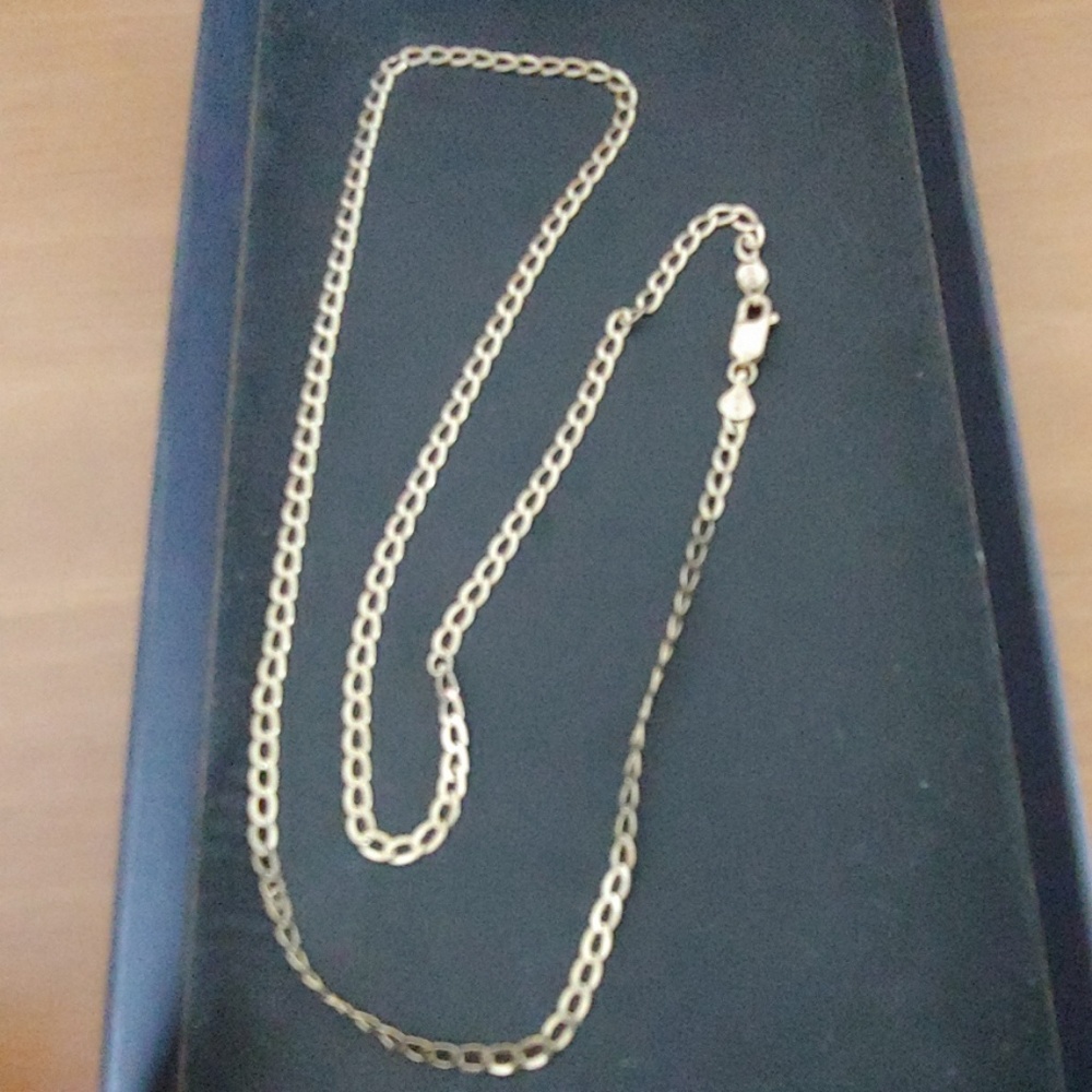 10k solid gold curb chain